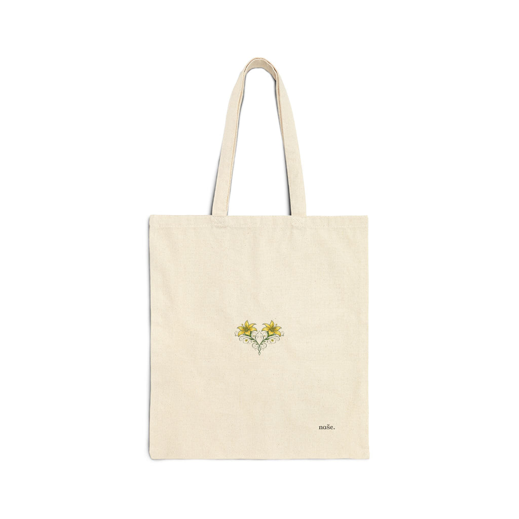 bosnian children of the lilies tote bag